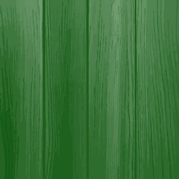 Fundal din lemn pictat. Culoare verde . — Vector de stoc