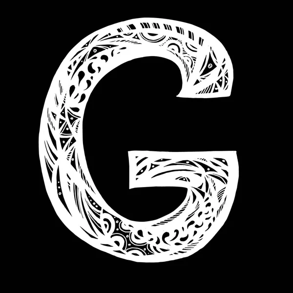 Büyük harf G. logosu, monogram modaya uygun bir tasarım. — Stok Vektör
