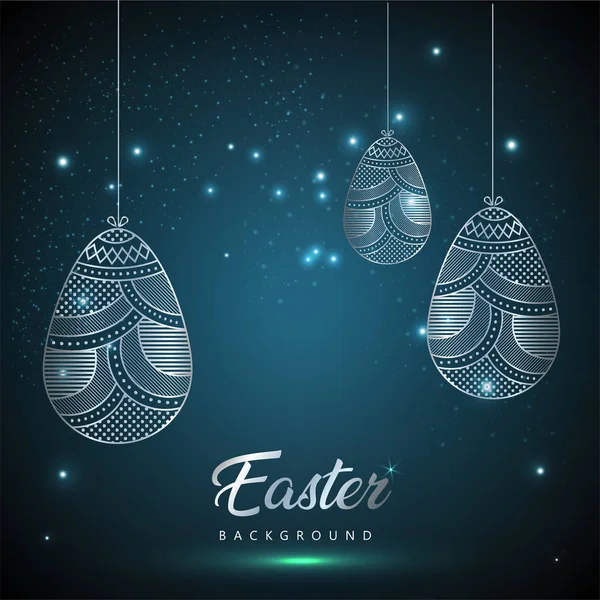 Vector illustration of Easter Eggs. card ready for print. — Free Stock Photo