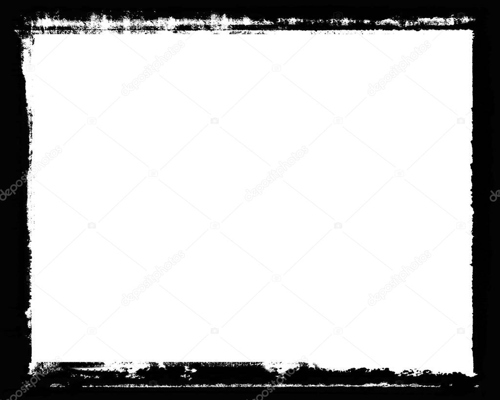 Abstract Decorative Black and White Photo Edge. Place above your image then apply Multiply blend mode to get interesting black edge around your photo. You can also type text inside or to use for layer/clipping mask.