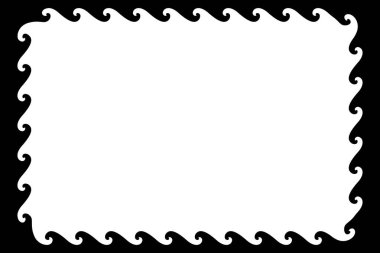 Soyut Dekoratif Siyah ve Beyaz Fotoğraf Kenarı. Resminizin üzerine yerleştirin ve sonra fotoğrafınızın etrafında ilginç siyah kenar elde etmek için Çarpma Karıştırma kipini uygulayın. Katman / kırpma maskesi için içeriye veya kullanmak üzere metin yazabilirsiniz.