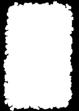 Soyut Dekoratif Siyah ve Beyaz Fotoğraf Çerçevesi İçeriye Metin Yaz, Üst Düzey Olarak Kullan veya Katman / Kırpma Maskesi İçin Kullan