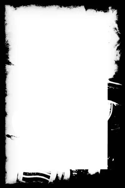 Abstract Decorative Black White Photo Edge Place Your Image Apply — ストック写真