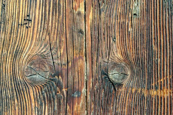 Ancienne Texture Bois Brunâtre Endommagée Par Les Intempéries — Photo