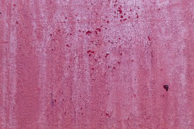 Kırmızımsı Eski Yıpranmış Soyulmuş Paslı Metal Doku