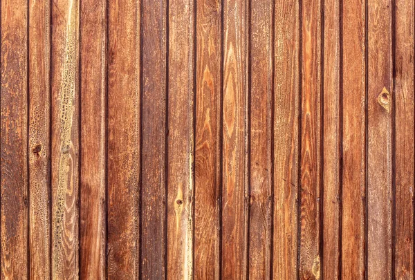 旧天候垂直茶色の木製の板テクスチャ — ストック写真
