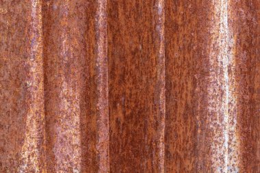 Eski Yıpranmış Oluklu Metal Doku