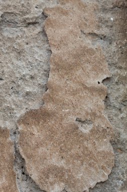 Çok eski ve hasarlı beton duvarın dokusu