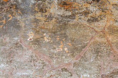 Çok eski ve hasarlı beton duvarın dokusu