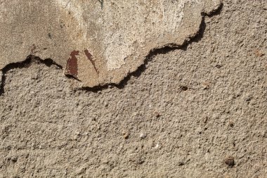 Çok eski ve hasarlı beton duvarın dokusu