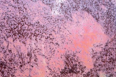 Kırmızımsı Paslı Metal Tabaka