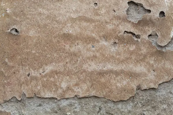 Texture Mur Béton Très Vieux Endommagé — Photo