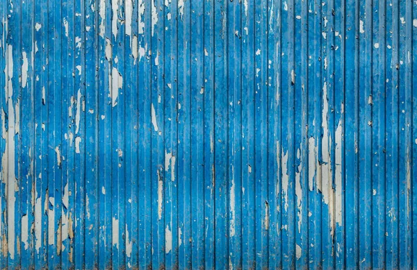 Sökülmüş Mavi Boyalı Metal Doku — Stok fotoğraf