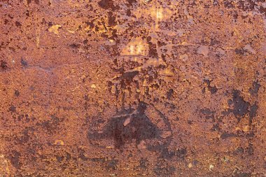 Eskimiş Paslı Metal Doku