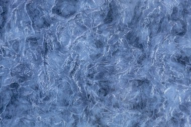 Top View Winter Ice Texture