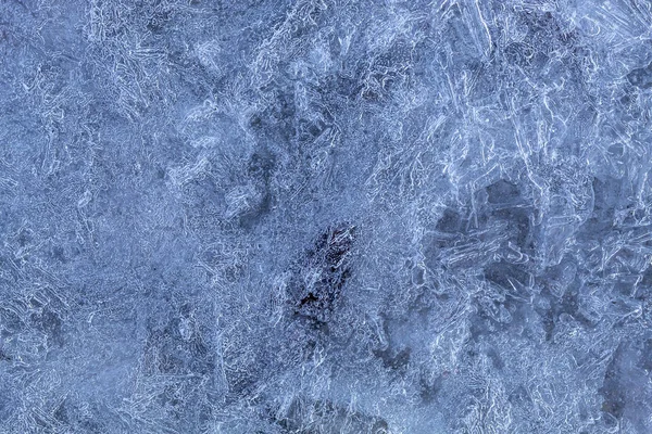 Top View Winter Tekstury Lodu — Zdjęcie stockowe