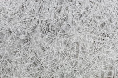 Top View Winter Ice Texture