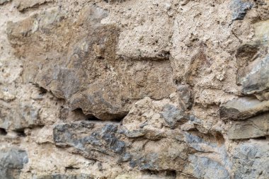 Eski yıpranmış taş duvar doku