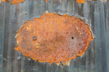 Eskimiş Paslı Metal Doku