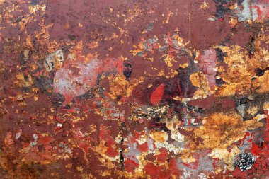 Eskimiş Paslı Metal Doku