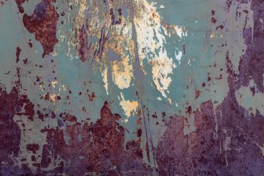 Eskimiş Paslı Metal Doku