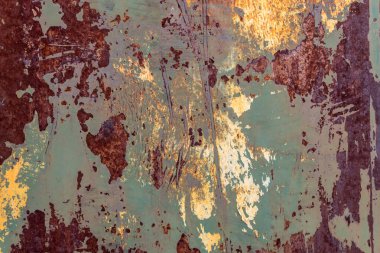 Eskimiş Paslı Metal Doku