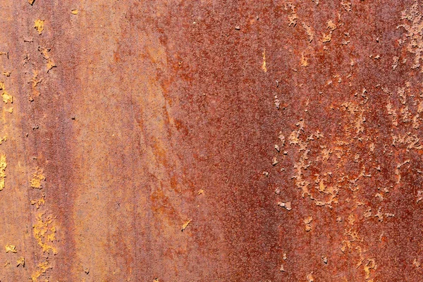 Old Weathered Corrugated Rusty Metal Texture — Stockfoto