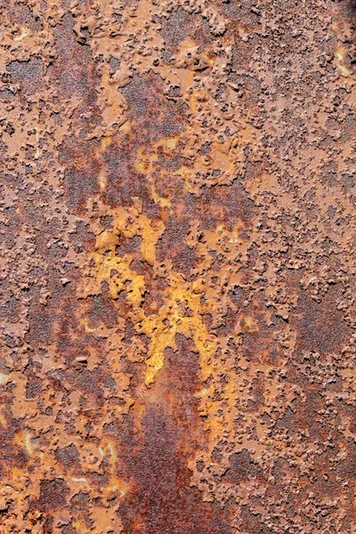 Old Weathered Corrugated Rusty Metal Texture — Stockfoto