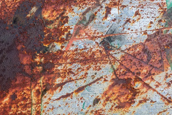 Old Weathered Rusty Metal Texture — Stock Photo, Image