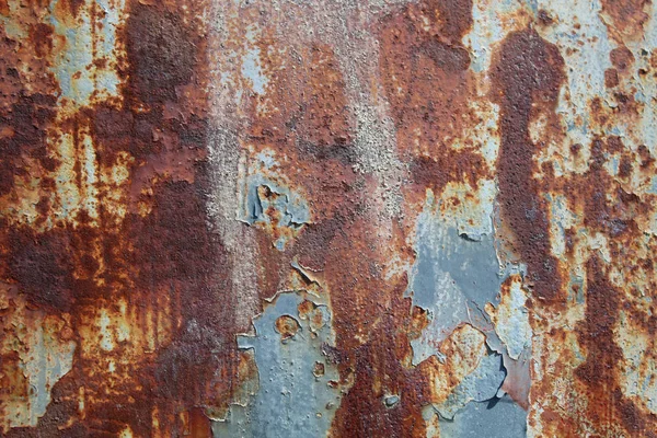 古い風化ラスティ金属板 — ストック写真