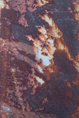 Eskimiş Paslı Metal Doku
