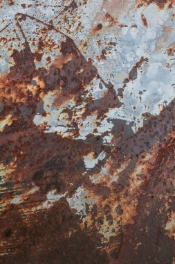 Eskimiş Paslı Metal Doku