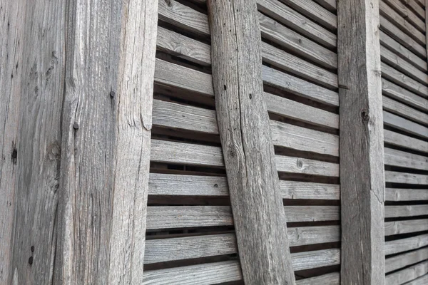 Almacenamiento Maíz Madera Estilo Antiguo —  Fotos de Stock