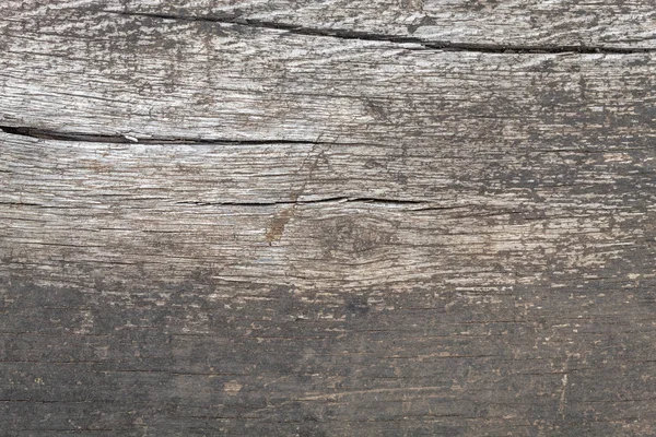 Grayish Old Weathered Cracked Wood Texture — Stockfoto