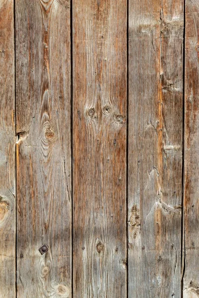 Pannelli Legno Vecchio Verticale Brunastro — Foto Stock