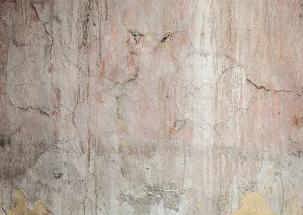 Stará Poškozená Prasklá Textura Zdi — Stock fotografie