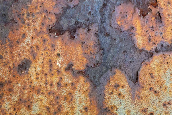 Régi Weathered Rusty Fém Textúra — Stock Fotó