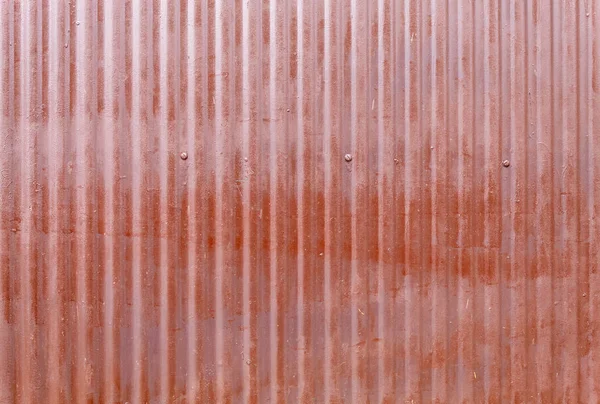 Rood Gestripte Metalen Hekstructuur — Stockfoto