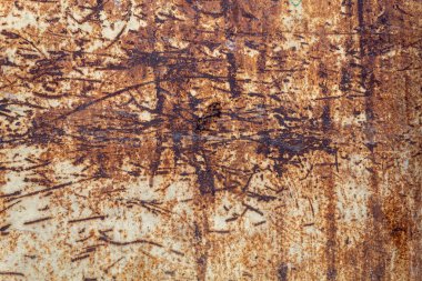 Eskimiş Paslı Metal Doku