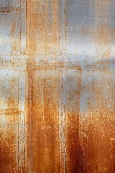 Grayish Old Weathered Rusty Metal Texture — Stock Photo, Image