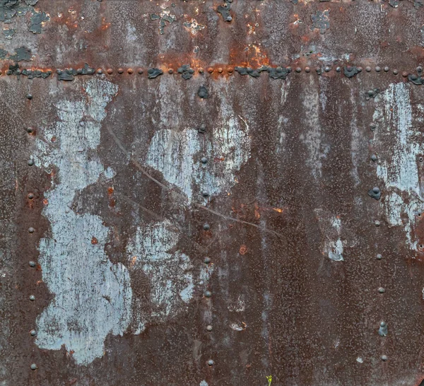 Régi Weathered Rusty Fém Textúra — Stock Fotó