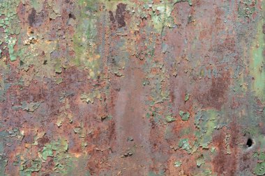 Eskimiş Paslı Metal Doku