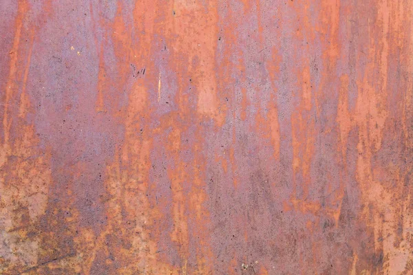 Reddish Old Weathered Rusty Metal Texture — Stock Photo, Image