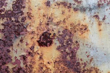 Eski Yıpranmış Oluklu Metal Doku
