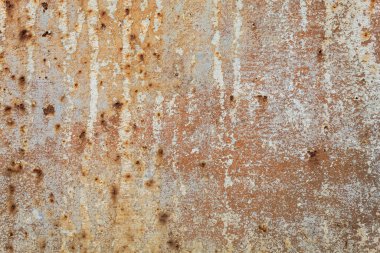 Eski Yıpranmış Paslı Metal Doku
