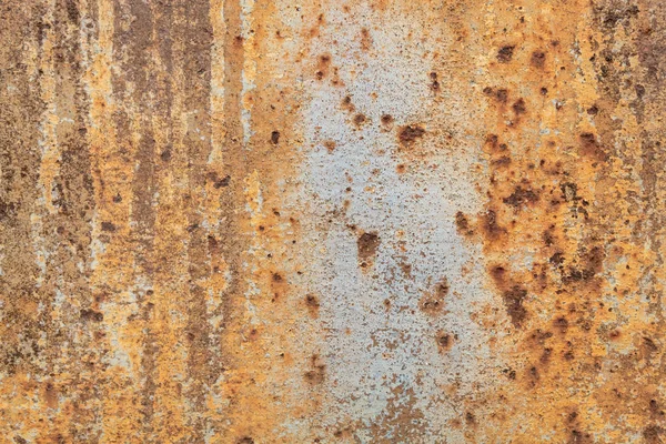 Régi Weathered Corrugated Rusty Fém Textúra — Stock Fotó