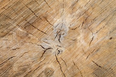 Kahverengimsi Yıpranmış Çatlamış Tahta Doku