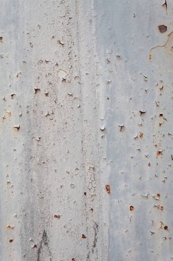Gri Eski Yıpranmış Paslı Metal Doku
