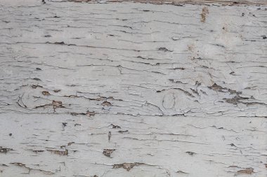 Eskimiş Beyaz Boyalı Ahşap Doku