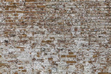 Yıpranmış Kırmızı Tuğla Duvarı dokusu